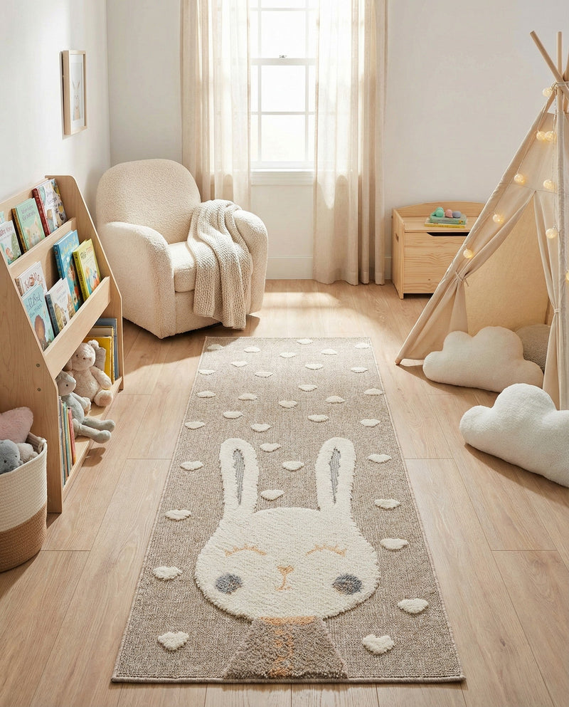 Wonder Tykes Collection Area Rug -  Blisswood Runner Peach Blossom  lifestyle 56