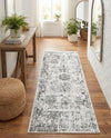 Riviera Elegance Collection Area Rug - Antibes (Gray) Runner Gray  lifestyle 66