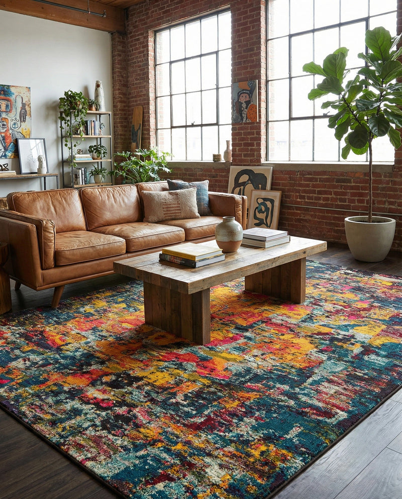 Marrakesh Elegance Collection Area Rug -  Larache Rectangle Multi  lifestyle 21