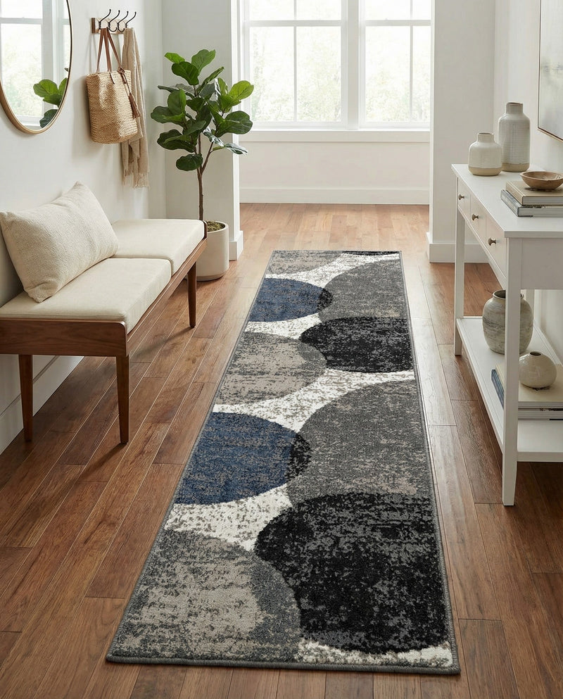Copenhagen Edge Collection Area Rug -  Amager Runner Multi  lifestyle 51