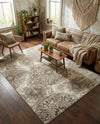 Riviera Elegance Collection Area Rug -  Monaco (Light Gray) Rectangle Light Gray  lifestyle 11