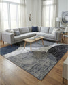 Copenhagen Edge Collection Area Rug -  Amager Rectangle Multi  lifestyle 5