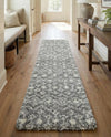 Berber Lattice Shag Collection Area Rug - Atlas (Gray) Runner Gray  lifestyle 58