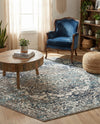 Georgetown Rugs Collection Area Rug - Dupont (Gray) Octagon Gray  lifestyle 75