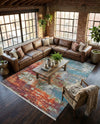 Arcadia Rugs Collection Area Rug -  Avalon Rectangle Multi  lifestyle 16