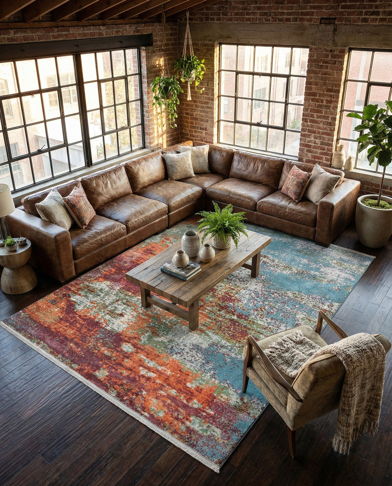 Arcadia Rugs Collection Area Rug -  Avalon Rectangle Multi  lifestyle 16