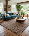Savannah Jute Collection Area Rug - Malibu Rectangle Multi  lifestyle 8