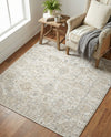 Cascade Range Collection Area Rug -  Shasta (Ivory) Square Ivory  lifestyle 37