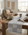 Thar Cotton Collection Area Rug - Serengeti Table Runner Ivory  lifestyle 15