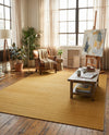 Soho Elegance Collection Area Rug - Chelsea (Gold) Rectangle Gold  lifestyle 13