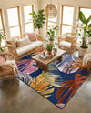 Meadow Breeze Collection Area Rug -  Clover Rectangle Multi  lifestyle 35