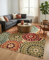 Urban Terrace Collection Area Rug -  Esplanade Rectangle Beige  lifestyle 53
