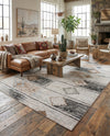 Desert Modern Eco Rug Series Collection Area Rug -  Taos Rectangle Ivory  lifestyle 12