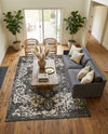 Urban Oasis Rugs Collection Area Rug -  Penthouse (Charcoal Gray) Rectangle Charcoal Gray  lifestyle 17
