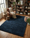 Eternal Plush Oasis Collection Area Rug -  Tranquility (Cobalt) Rectangle Cobalt  lifestyle 25