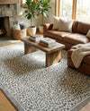 Savannah Sojourn Collection Area Rug - Serengeti Rectangle Gray  lifestyle 57