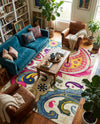Marrakesh Elegance Collection Area Rug -  Beni Rectangle Cream  lifestyle 25