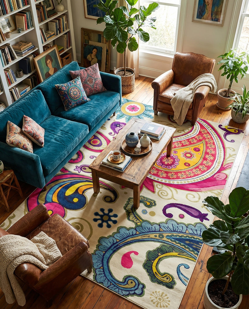 Marrakesh Elegance Collection Area Rug -  Beni Rectangle Cream  lifestyle 25