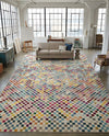 Chromatic Oasis Collection Area Rug -  Flora Rectangle Multi  lifestyle 18
