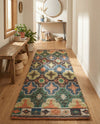 Savannah Threads Collection Area Rug - Greenwich Runner Multi  lifestyle 42