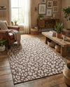 Savannah Escape Collection Area Rug -  Amazon (Brown) Rectangle Brown  lifestyle 6