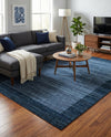 Studio Haven Collection Area Rug -  Conservatory (Navy Blue) Rectangle Navy Blue  lifestyle 17