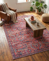 Zahara Oasis Collection Area Rug -  Tangier Rectangle Rust Red  lifestyle 10