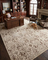 Andes Summit Collection Area Rug -  Merida Rectangle Dark Beige  lifestyle 22