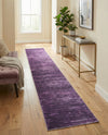 Sahara Essence Collection Area Rug - Oasis (Purple) Runner Purple  lifestyle 41