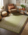 Soho Elegance Collection Area Rug -  Mercer (Green) Rectangle Green  lifestyle 20