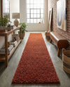 Plush Oasis Collection Area Rug - Serenity (Terracotta) Runner Terracotta  lifestyle 84
