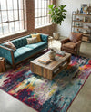 Chromatic Oasis Collection Area Rug -  Oasis Rectangle Multi  lifestyle 14