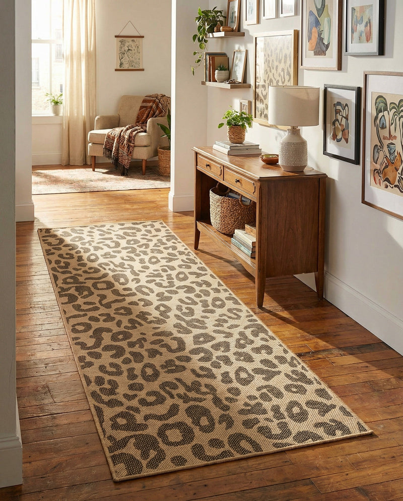 Sahara Sands Collection Area Rug -  Buto Runner Natural  lifestyle 69