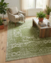 Dover Terrace Collection Area Rug -  Lagoon (Green) Rectangle Green  lifestyle 23
