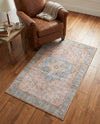 Heritage Elegance Collection Area Rug -  Windsor (Light Brown) Rectangle Light Brown  lifestyle 7