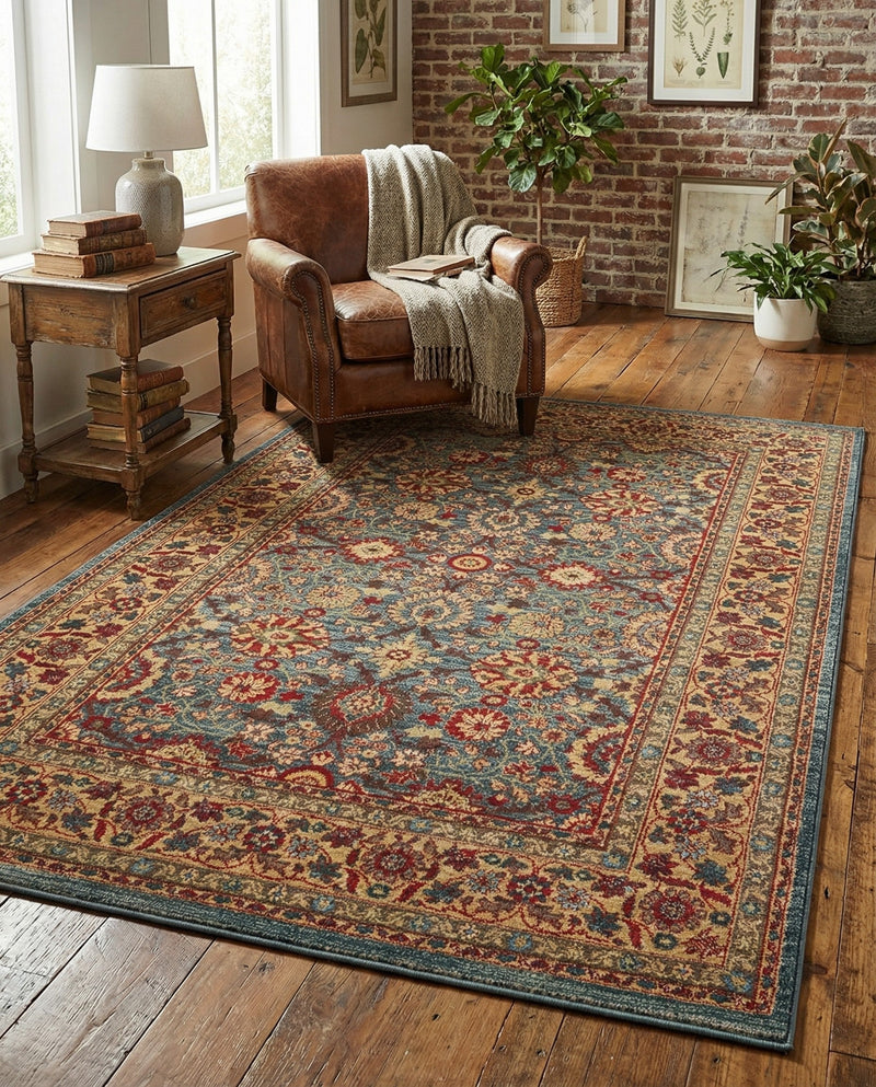 Chelsea Elegance Collection Area Rug -  Osterley Rectangle Blue  lifestyle 32