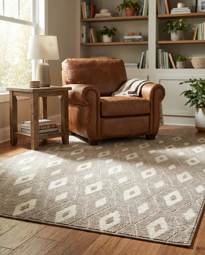 Sienna Collection Area Rug - Umbria Rectangle Smokey Taupe  lifestyle 55