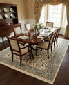 Persian Elegance Collection Area Rug -  Ardabil Rectangle Ivory  lifestyle 19