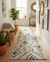 Tangier Treasures Collection Area Rug -  Chefchaouen Runner Ivory  lifestyle 77