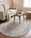 Cambridge Classics Collection Area Rug -  Magdalene (Gray) Oval Gray  lifestyle 66