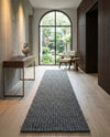 Woolen Sphere Collection Area Rug - Orbsburg (Gray) Runner Gray  lifestyle 27