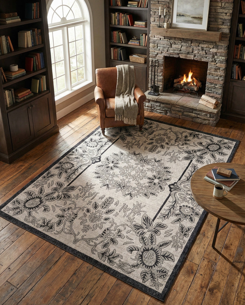 Heritage Harbor Collection Area Rug -  Seabreeze Rectangle Ivory  lifestyle 20