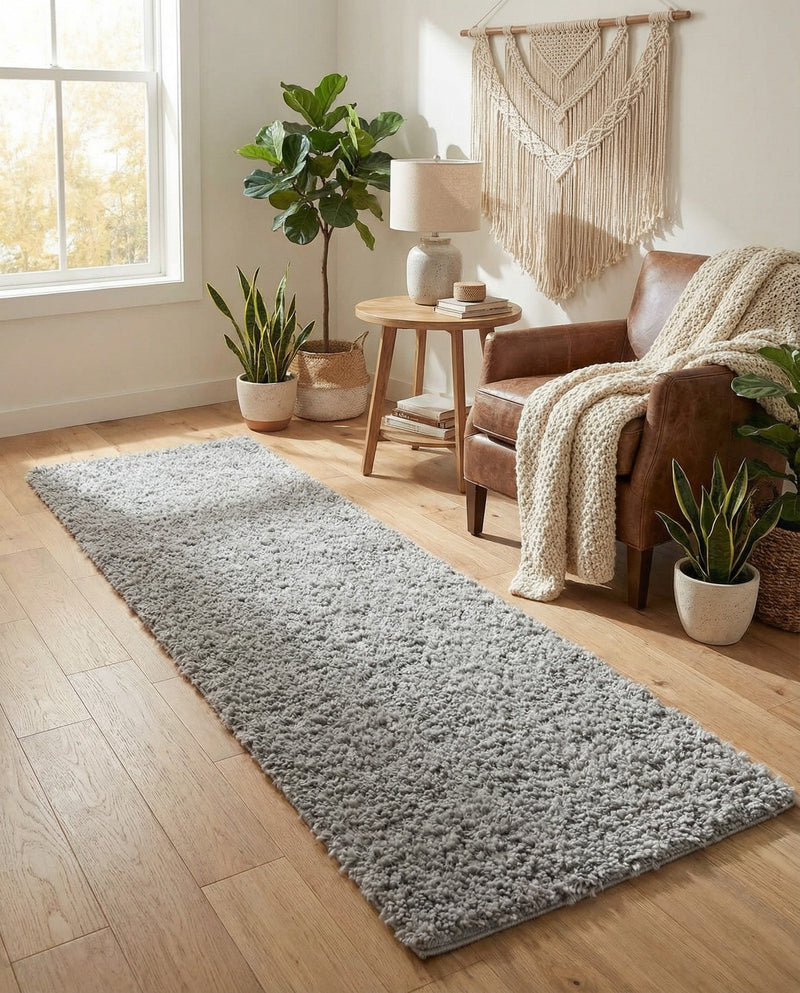 Alpine Plush Collection Area Rug -  Cortina (Sterling) Runner Sterling  lifestyle 50