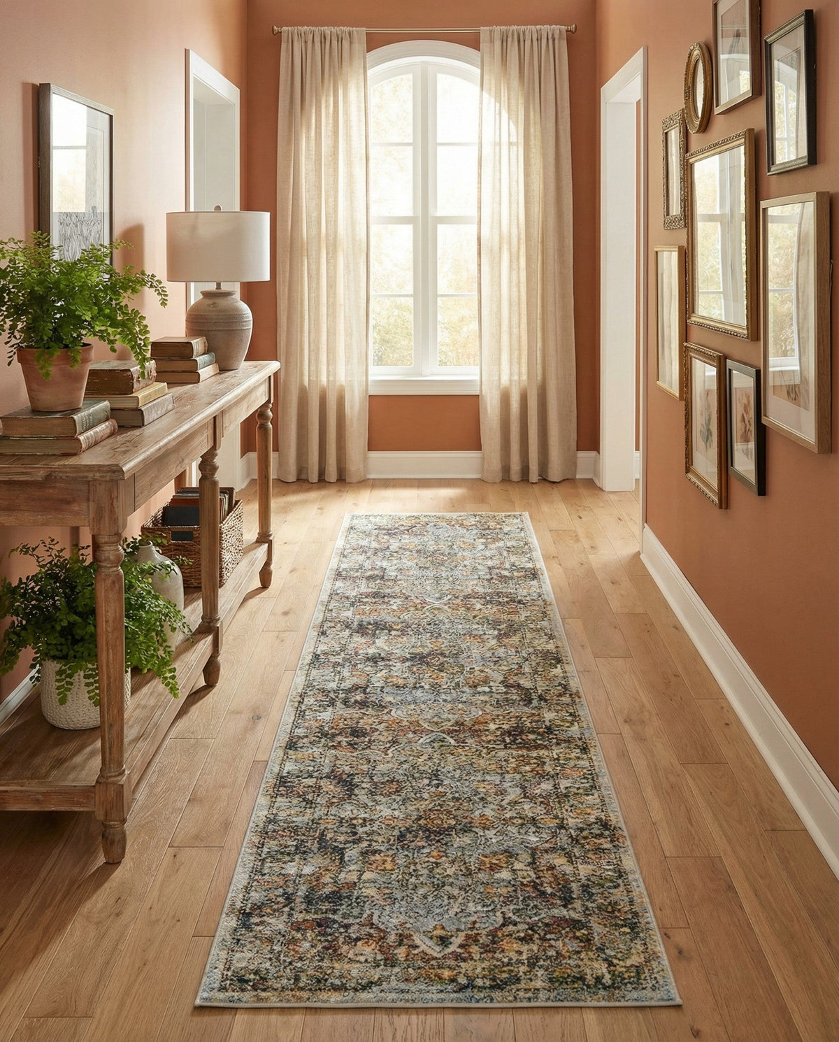 Savannah Soiree Collection Area Rug -  Everglade (Ivory) Runner Ivory  lifestyle 81
