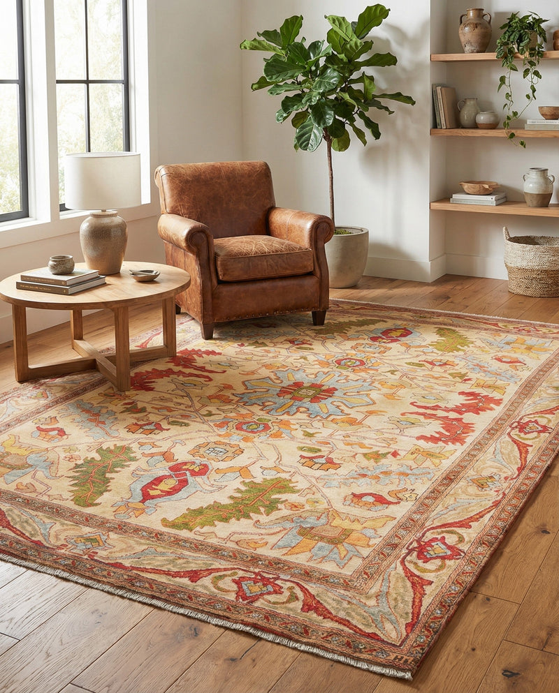 Bazaar Chic Collection Area Rug -  Tetouan Rectangle Beige  lifestyle 21