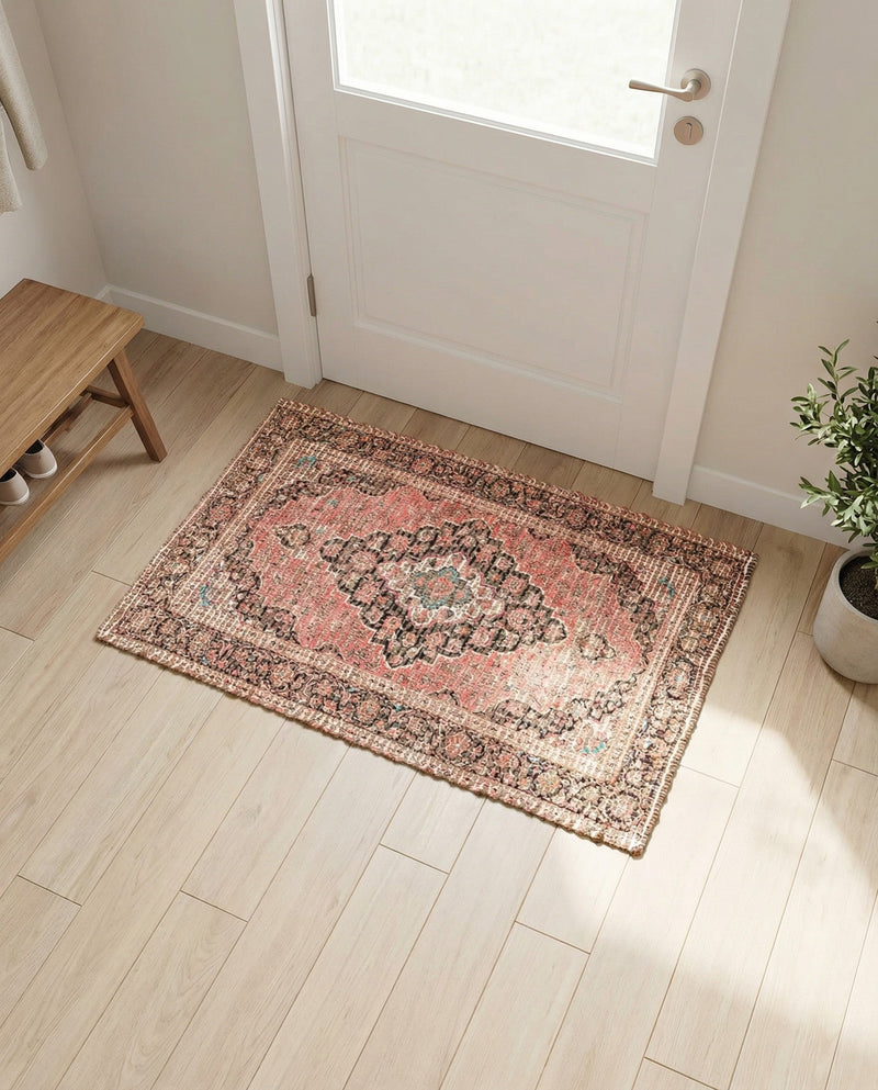 Savannah Threads Collection Area Rug -  Chihuahuan Rectangle Red  lifestyle 11
