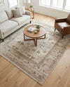 Horizon Collection Area Rug -  Meridian Square Ivory  lifestyle 87