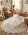 Savannah Series Collection Area Rug -  Augusta (Mink) Oval Mink  lifestyle 76