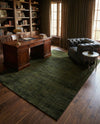 Bloomsbury Elegance Collection Area Rug -  Kensington (Green) Rectangle Green  lifestyle 24