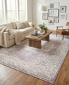 Rustic Charm Revival Collection Area Rug -  Meadowland Rectangle Purple  lifestyle 15